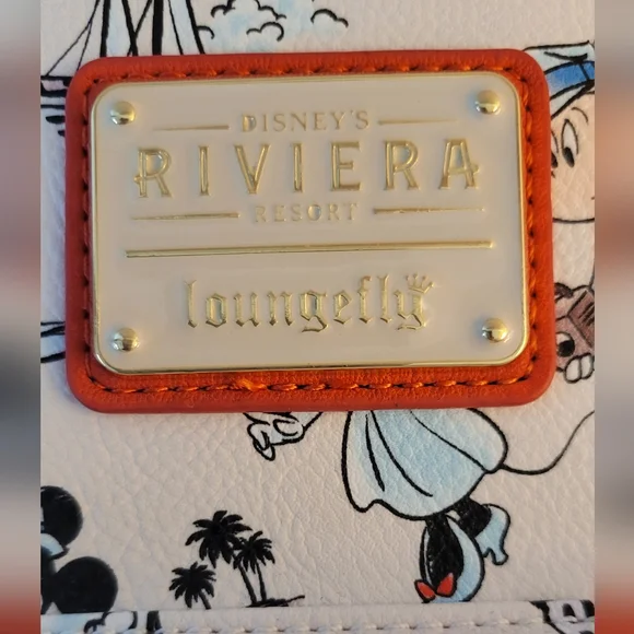 Loungefly Riviera Resort Disney Mickey and Minnie  Mouse Mini Backpack - Picture 5 of 10